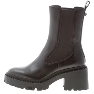 ASH women shoes Black leather Nico Stud chelsea biker boot with studs - Bild 1 von 7