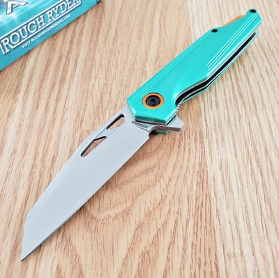 Cuchillo Plegable Rápido Rough Ryder Miami 3.25" Herramienta D2 Hoja de Acero Mango de Aluminio Foto 1 de 4