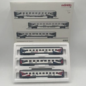 Marklin 42953 - Set 3 carrozze passeggeri treno espresso ALEX con scatola - VENDITORE USA - Foto 1 di 11