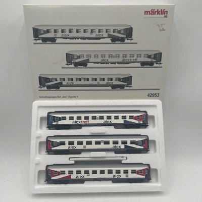 Marklin 42953 - ALEX Express Train Passenger 3-Car set W/ Box - USA SELLER - Image 1 of 4