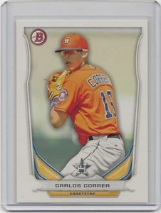 2014 Carlos Correa Bowman Draft Picks MLB #TP-3 Houston Astros - Picture 1 of 2