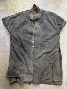 Japan schlammgefärbter Poncho Mantel Shirt Amami Oshima mit Sagrada Familia Design Me - Bild 1 von 12