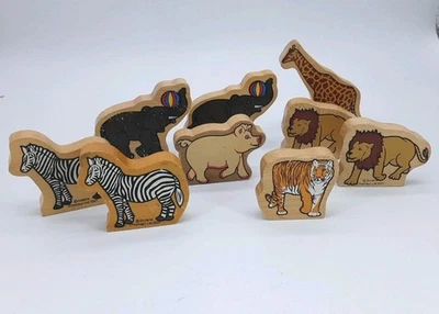 Thomas and Friends Wooden Railway 4 Circus Animals Zebra Lion Giraffe Elephant - Image 1 of 4