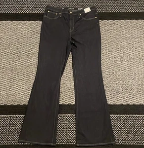 J. Crew ‘03 Bootcut Women’s Sz 32 Resin Rinse Dark Wash Preppy Academia Casual - Picture 1 of 11