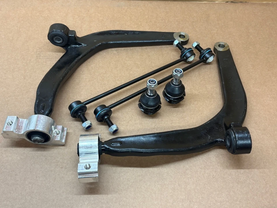 PAIR OF FRONT WISHBONES BALL JOINTS & DROP LINKS FOR PEUGEOT 406 1995-2004 - Image 1 of 1