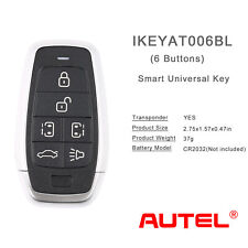 AUTEL IKEY IKEYAT006BL Universal Smart Key 6 Buttons  Work with MaxiIM KM100