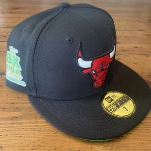 New Era Chicago Bulls 6X NBA Finals Champions Fitted 59Fifty Patch Cap Mütze 7 - Bild 1 von 8