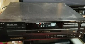 SONY CDP-C445 CD Player 5 Disc Changer TESTED WORKS GREAT - Picture 1 of 12