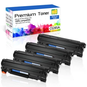 1-4 PCS CE285A Toner Cartridge for HP 85A Laserjet aserJet P1102 W P1006 M1212NF - Picture 1 of 28