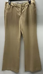 Express Design Studio Dress Pants Editor Mid Rise Womens 6 Brown Wide Leg - Picture 1 of 6
