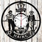Maine Vinyl Record Clock Art Decor Hanmade Original Gift 6484