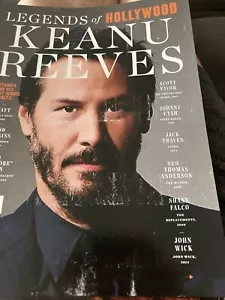KEANU REEVES Legends Of Hollywood 2023 Magazine ,JOHN WICK- Cover Damage T -575 - Picture 1 of 3