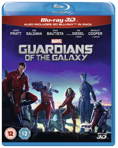Guardians of the Galaxy Blu-ray (2014) Chris Pratt, Gunn (DIR) cert 12 2 discs - Image 1 of 2