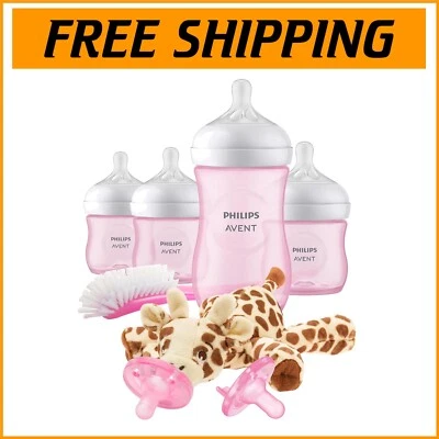 Philips Pink Natural Baby Bottle Gift Set with Snuggle & Essential Accessories - Image 1 of 4
