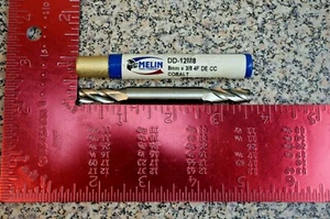 Melin Tool Company DD-12M8, 8MM X 3/8 4F DE CC Cobalt Drill Mill - NEW - Picture 1 of 4