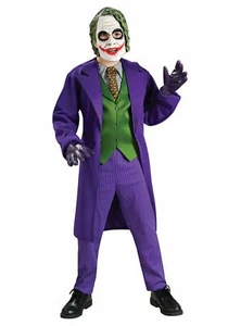 NEW IN PACKAGE Deluxe Child Joker HALLOWEEN Costume BATMAN BAT MAN DARK KNIGHT M - Picture 1 of 1
