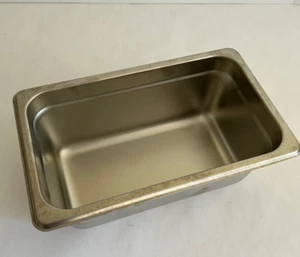 1/4-Size  Stainless Steel Steam Table or Salad Bar Food Pan 4" Deep - NEW - Picture 1 of 1