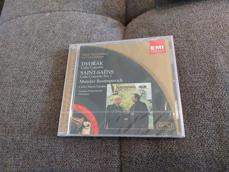 Dvorak Saint Saens Rostropovich-  CD New - Image 1 of 3