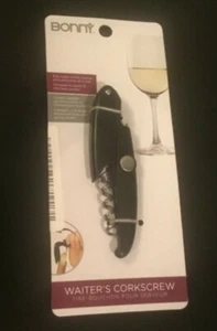 NUOVO CAVATAPPI BONNYS Waiters - tagliafogli, apribottiglie, cavatappi NUOVO NUOVO CON ETICHETTE A03 - Foto 1 di 2