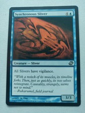 1x MTG Synchronous Sliver Planar Chaos Regular Common x1 NM
