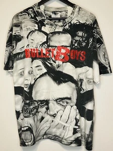 T-shirt vintage 1991 Bullet Boys Freak Show AOP T taglia XL band metal rock - Foto 1 di 20