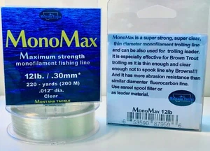 Monofilament Fishing Line: “MonoMAX” 12lb. (.30mm) - Picture 1 of 3