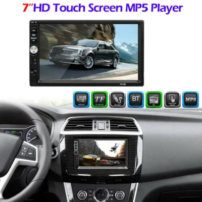 Car MP5 Player Stereo FM Radio Screen AUX USB 2.0 Handfree Audio Multimidia MP5 - Image 1 of 4