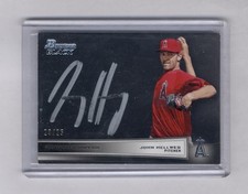 2012 BOWMAN BLACK ROOKIE RC AUTO #23/25 JOHN HELLWEG 