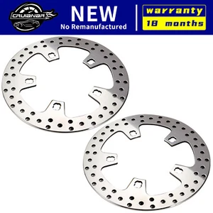 2Pcs 11.8" Front Brake Rotors Polished For Harley Street glide Electra Road King - Picture 1 of 6