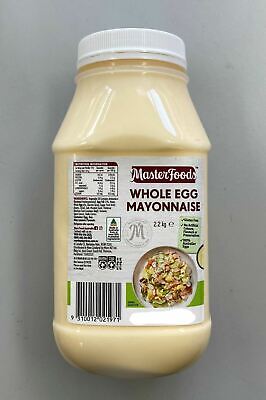 2.2Kg Masterfoods Whole Egg Mayonnaise - QUICK SHIPPING • 22.40$