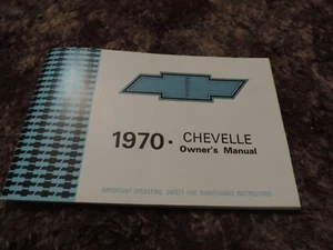 1970 Reproduction Chevelle Owners Manual - Picture 1 of 6