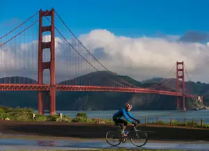 GOLDEN GATE BRIDGE - REFRIGERATOR PHOTO MAGNET @ 3"X5" - Picture 1 of 3