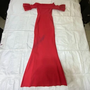 Vestido CHIARA BONI Rojo Elástico Hecho en Italia Talla 40 - Imagen 1 de 16