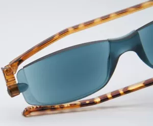 Nannini Compact 2 flache leichte italienische SONNENLESEBRILLE Schildpatt - Bild 1 von 8