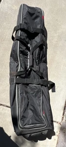 Taylormade Premium Golfschläger Reisekoffer Carry Rolling Flight Bag schwarz - Bild 1 von 16