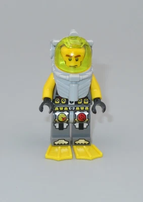 LEGO Atlantis Deep Sea Diver Axel minifigura amarilla 7977 Foto 1 de 3