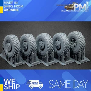 ScaleX WM-35015S 1/35 GAZ Tiger V1 Sagged wheel set for Meng - Picture 1 of 3