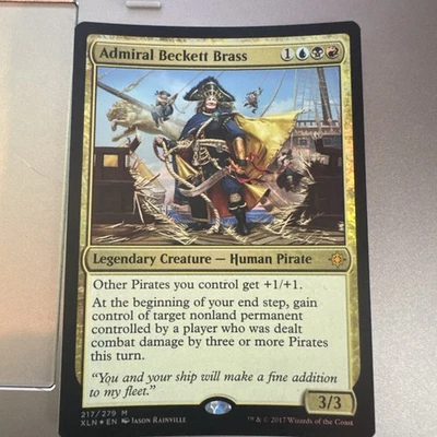 Admiral Beckett Brass Ixalan Card Magic the Gathering Foil - Image 1 of 2