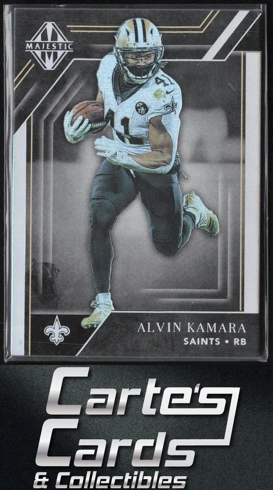 Alvin Kamara 2019 Panini Majestic #76 Holo Silver New Orleans Saints 21/25 - Image 1 of 2