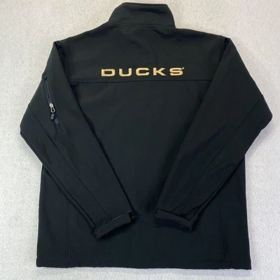 Куртка мужская Anaheim Ducks большая черная НХЛ мягкая флисовая с вышивкой - Изображение 1 из 4