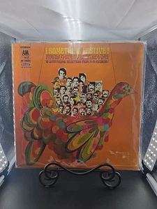 SOMETHING FESTIVE A&M COMPILATION VARIOUS Holiday Christmas LP - Picture 1 of 10