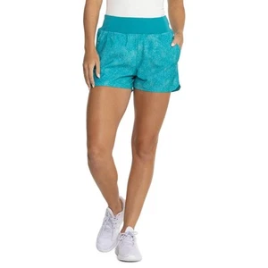 XL NUEVO CON ETIQUETAS Pantalones Cortos Para Mujer Under Armour Verde Azulado/Turquesa Pez Pro Tejidos UPF 40 - Imagen 1 de 3