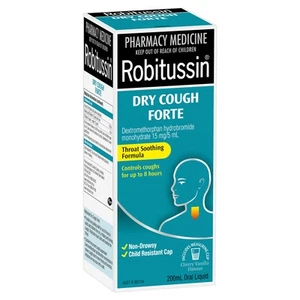Robitussin Dry Cough Forte Cough Liquid 200mL - Picture 1 of 4