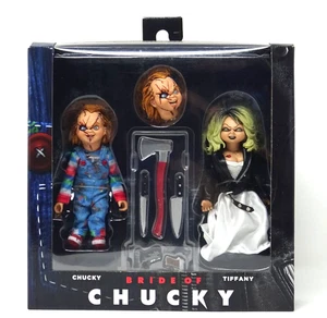 NECA Bride of Chucky Tiffany and Chucky 8" Clothed Action Figures - Picture 1 of 5
