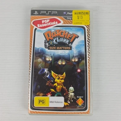 Ratchet And Clank Size Matters - Sony PlayStation Portable PSP Game + Manual - Image 1 of 4