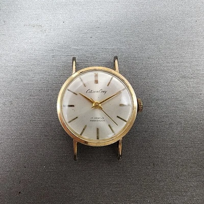 Reloj Citizen Cony Mujer 25mm Esfera Blanca Chapado en Oro Cuerda Manual Funciona De Colección Foto 1 de 4