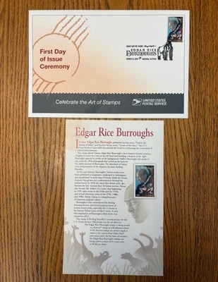 2012 First Day of Issue honoring Tarzan creator - Edgar Rice Burroughs Foto 1 de 2