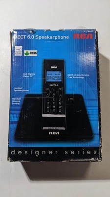 RCA DECT 6.0 Speakerphone (2131), Black - Image 1 of 3