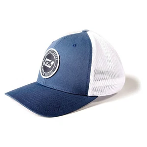 Factory Effex Statement Trucker Hat - Navy/White 25-86706 - Picture 1 of 1