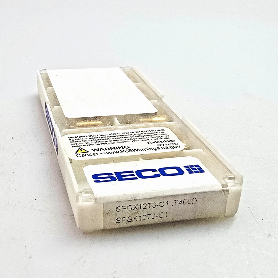 10 SECO Spgx12t3-c1 T400d Carbide Drill Inserts